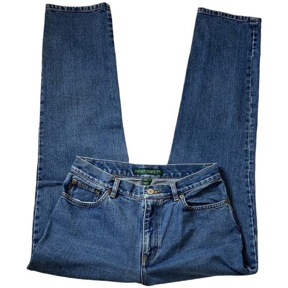 Lauren Ralph Lauren Jeans Women's Size 6 High Rise Relaxed Fit Medium Wash Denim - Picture 5 of 9
